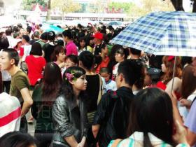 进菜市场照相·30日鼓浪屿进岛人数超8万