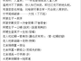 闽南土话里的歇后语·经典收藏