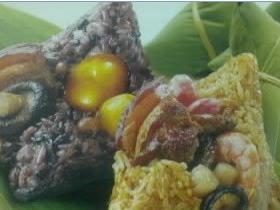 澳联墨江紫米肉粽:零星的点缀