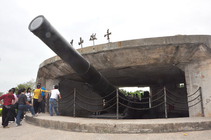 胡里山炮台：世界上最大的德国克虏伯大炮